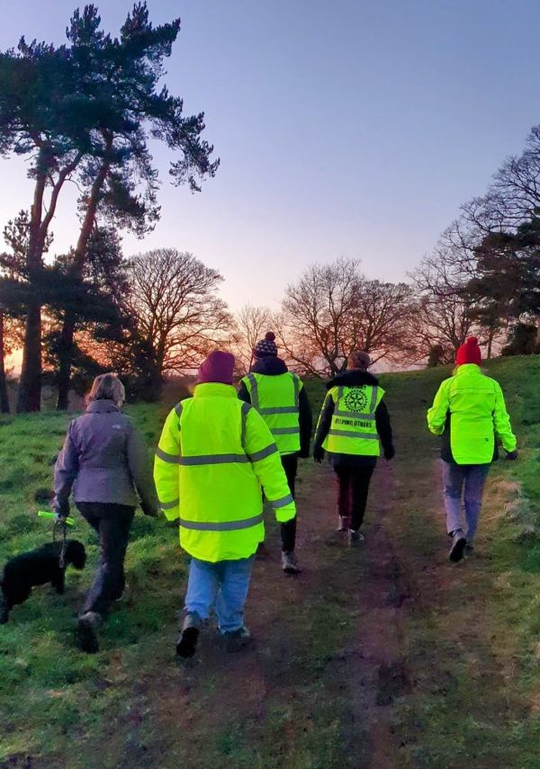 A group of walkers